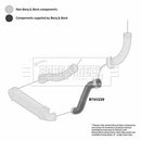 Borg & Beck Turbo Hose  - BTH1339 fits Merc 211 E280CDI E320CDI 02-09