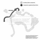 Borg & Beck Turbo Hose Part No -BTH1269