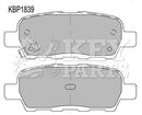 Key Parts Brake Pad Set - KBP1839 fits Nissan X-TRAIL 01-