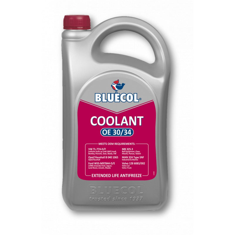 Bluecol Coolant OE30/34 Antifreeze & Coolant - 5L