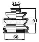 First Line Cv Joint Boot Kit Part No -FCB6153