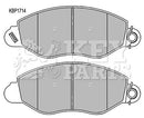 Key Parts Brake Pad Set - KBP1714 fits Ford Transit (FWD) 2000-
