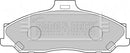 Borg & Beck Front Brake Pad Set - BBP1887 fits Ford Ranger 99-