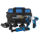Draper Storm Force 10.8V Power Interchange Drill Driver Kit