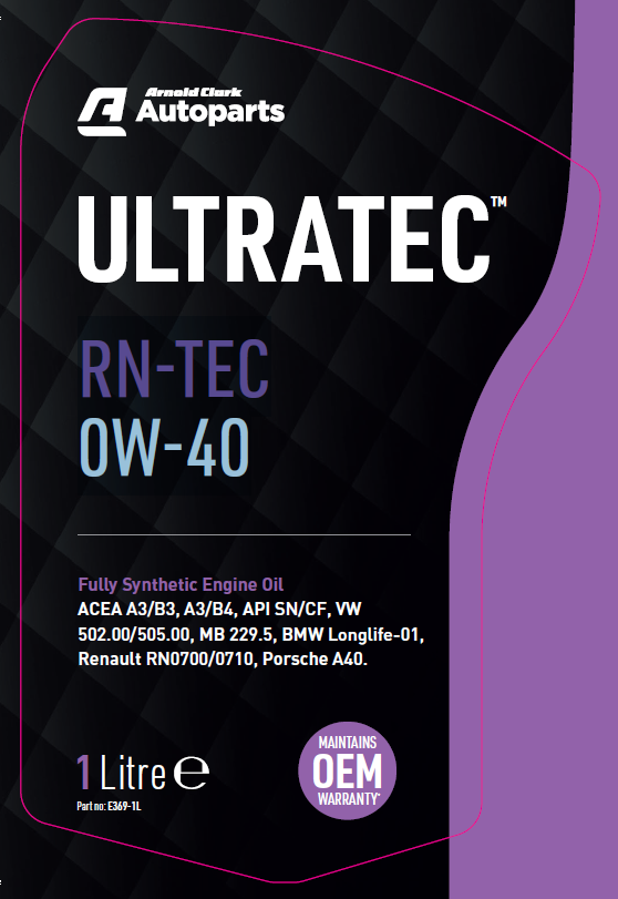 Ultratec RN-TEC 0W-40 1 Litre - E369-1L