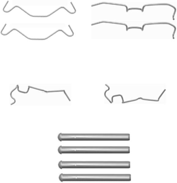 Textar Brake Pad Fitting Kit - 82506300