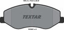 Textar Brake Pad Set - 2206201