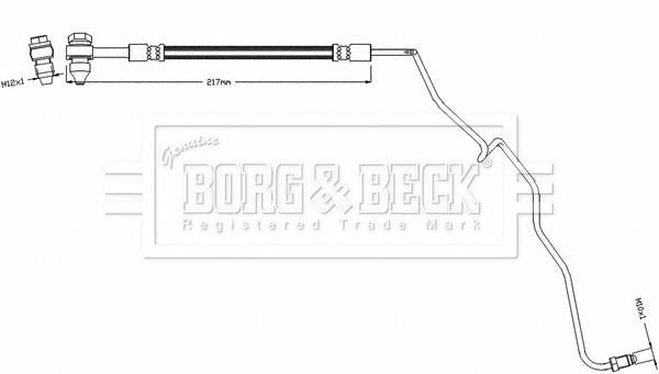 Borg & Beck Brake Hose Part No -BBH8503
