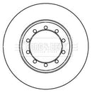 Borg & Beck Brake Disc Pair  - BBD5301 fits Ford Transit 2.3i 16v 08/07-