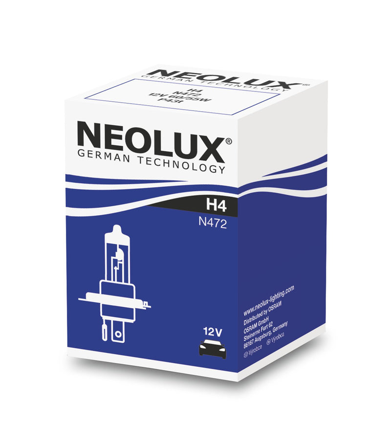 Neolux N472 12v 60/55w H4 P43t (472) Single blister