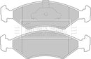 Borg & Beck Brake Pad Set - BBP1509 fits Ford Fiesta/Ka/Puma / Maz 121