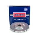 Borg & Beck Brake Disc Single  - BBD5755S fits Audi,VW A3, Golf 03-