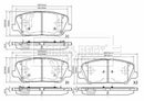 Borg & Beck Front Brake Pad Set - BBP2578 fits Hyundai Veloster 01/16-