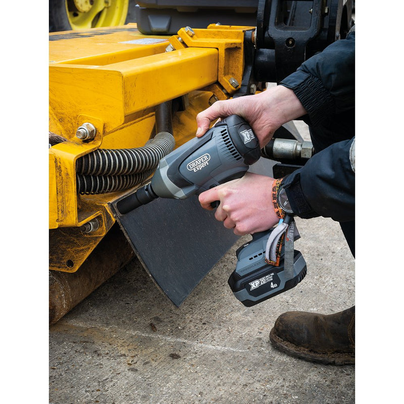 XP20 20V Brushless High -Torque Impact Wrench - 1/2" Sq. Dr. - 1000Nm - 2 x 4.0Ah Batteries - 1 x Fast Charger