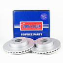 Borg & Beck Brake Disc Pair  - BBD4629 fits Mercedes C Class C200 CDI 07-