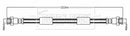 Borg & Beck Brake Hose  - BBH8744 fits 500L (351,352) 2012>