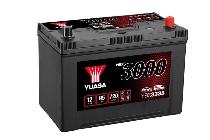 Yuasa YBX3335 - 3335 SMF Battery - 4 Year Warranty