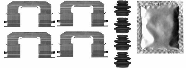 Textar Brake Pad Fitting Kit - 82546600