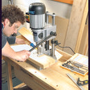 Hollow Square Mortice Chisel and Bit Set (5 Piece)