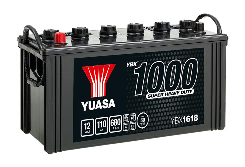 Yuasa YBX1618 Super Heavy Duty Battery - 618
