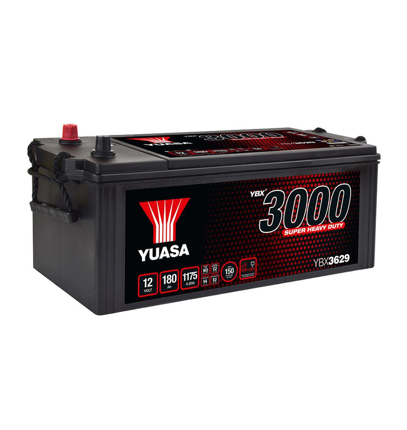 Yuasa YBX3629 Super Heavy Duty Battery - 629