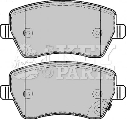 Key Parts Brake Pad Set -KBP2166