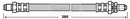 Borg & Beck Brake Hose  - BBH7326 fits Ford Ka 98-00