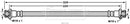 Borg & Beck Brake Hose  - BBH7934 fits Suzuki Alto 97-05
