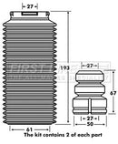 First Line Strut Protection Kit  - FPK7036 fits Nissan Almera II