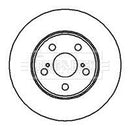 Borg & Beck Brake Disc Pair  - BBD4104 fits Toyota Carina/Celica 92-