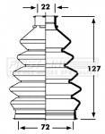First Line Cv Joint Boot Kit Part No -FCB2351