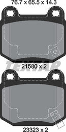 Textar Brake Pad Set - 2158001