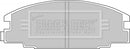 Borg & Beck Brake Pad Set - BBP1476 fits Izuzu Trooper/GM Brava 90-02