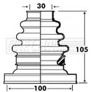 First Line Cv Joint Boot Kit Part No -FCB2883