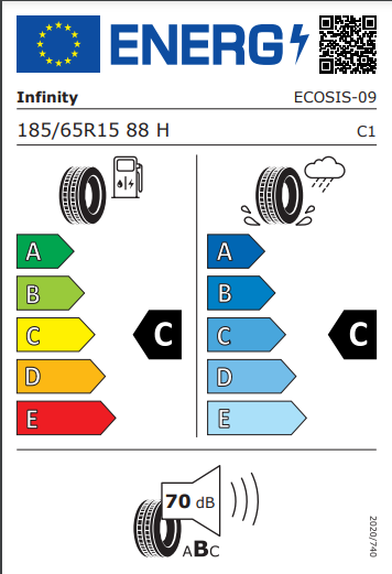 Infinity 185 65 15 88H Ecosis tyre