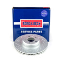 Borg & Beck Brake Disc Single  - BBD6169S fits 1,2,4 Series 09/11-