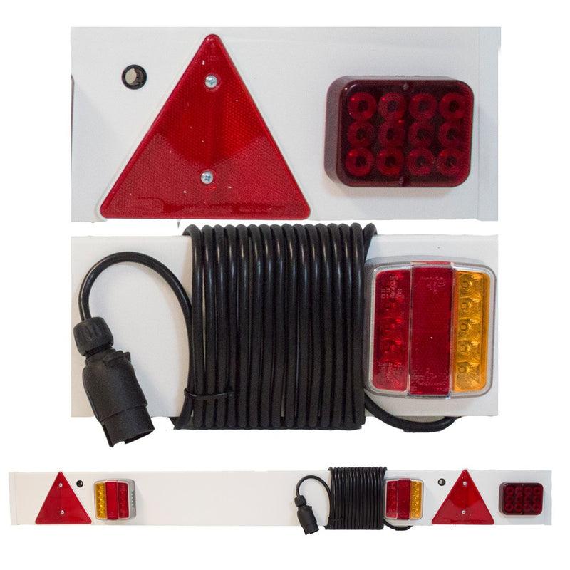 Maypole MP256PLED LED 1.3m (4ft 6'') Trailer Board with Fog Lamp & 6m Cable & Bag