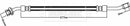 Borg & Beck Brake Hose  - BBH8153 fits Hyundai H-1 Cargo,Travel (TQ)