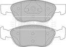 Borg & Beck Front Brake Pad Set - BBP1859 fits Fiat Punto 1.9JTD 99-