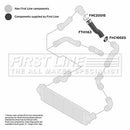 First Line Turbo Hose  - FTH1163 fits VAG Transporter 2.5D BNZ BPC