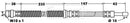 Borg & Beck Brake Hose  - BBH7505 fits Mitsubishi Space Wagon