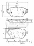 Borg & Beck Brake Pad Set -BBP2644