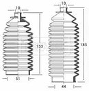 Borg & Beck Steering Gaiter Kit Part No -BSG3150