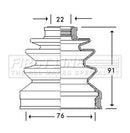 First Line Cv Joint Boot Kit Part No -FCB2781