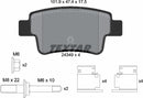 Opel Vauxhall, Brake Pad Set - Textar 24349032434901