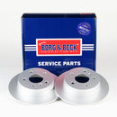 Borg & Beck Brake Disc Pair  - BBD4487 fits Mercedes A150 09/04