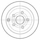 Borg & Beck Brake Disc Pair Part No -BBD4462