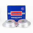 Borg & Beck Brake Disc Pair  - BBD5170 fits Nissan Tiida,Cube 09/07-