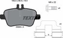 Infiniti Mercedes-Benz, Brake Pad Set - Textar 2484803