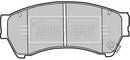 Borg & Beck Front Brake Pad Set - BBP2027 fits Mazda 6 11/07-